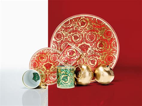 versace rosenthal christmas|versace christmas dishes.